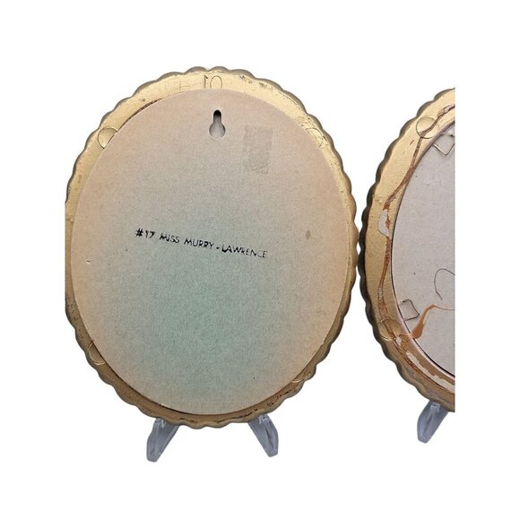 2 Antique Prints Master Simpson & Thomas Lawrence Miss Murray Boy w/Dog 6" Frame - Picture 15 of 15